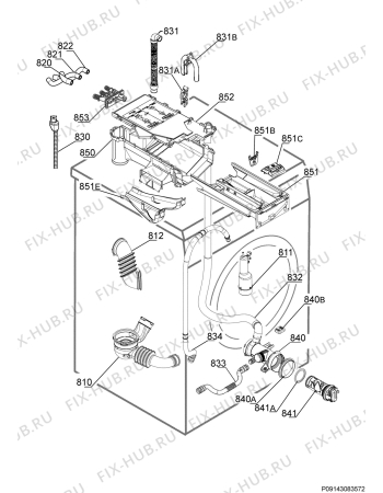 Взрыв-схема стиральной машины John Lewis JLWD1611 - Схема узла Hydraulic System 272